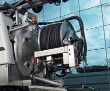 Jetting hose reel